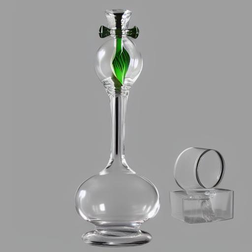 8 IN GLASS BONGS & RING  (ITEM_RC_90027)