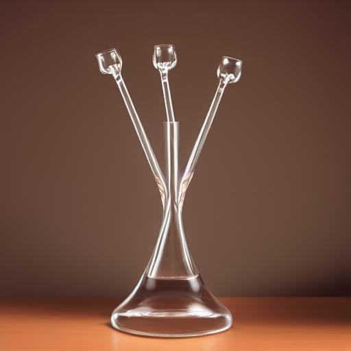 21-IN DOUBLE TREE STRAIGHT BONG (ITEM-XXLDD-10060)