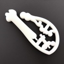SILICONE WHITE HAIR NINJA KEY
