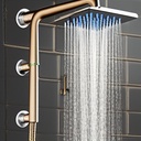 8 INCH WHATER PIPE SHOWERHEAD MASHROOM DISIN